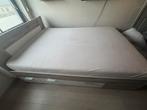 Bed (1,40m x 2,00m) met lattenbodem + kleerkast, Huis en Inrichting, Slaapkamer | Complete slaapkamers, Ophalen, Gebruikt, Tweepersoons
