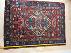 Oud handgeknoopt tapijt  113x85cm, Huis en Inrichting, Stoffering | Tapijten en Vloerkleden, Ophalen, Gebruikt, 100 tot 150 cm