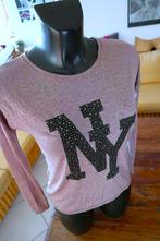 New York roze T-shirt Madonna, Kleding | Dames, Maat 42/44 (L), Nieuw, Ophalen of Verzenden, Lange mouw