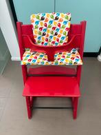 Rode tripp trapp meegroeistoel van stokke met babyset, Ophalen, Meegroeistoel