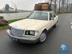 Mercedes-Benz S 300 W126  300SD Turbodiesel 1983 Beige, Auto's, Mercedes-Benz, Automaat, Beige, Beige, Lederen bekleding