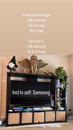 Samsung Curved Tv met kast, Comme neuf, Enlèvement ou Envoi