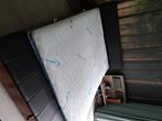 2 persoons bed, Huis en Inrichting, Slaapkamer | Bedden, Ophalen, Gebruikt, Bruin, Tweepersoons