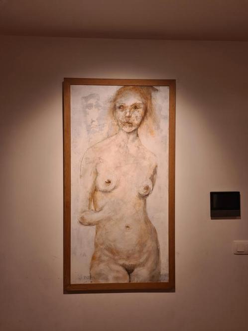 Jef Van Buggenhout (Unfinished female), Antiquités & Art, Art | Peinture | Abstraite, Enlèvement