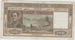 SÉRIE 100 FRANCS BELGIQUE 1945/1946, Timbres & Monnaies, Série, Enlèvement ou Envoi