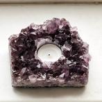 Amethyst theelichthouder, Verzamelen, Ophalen of Verzenden, Mineraal