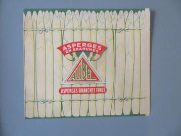 ancienne étiquette Asperges et branches Alibel, Envoi, Comme neuf, Emballage