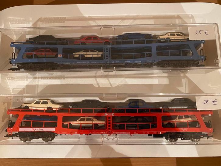 Fleischmann HO wagon met auto’s, Hobby en Vrije tijd, Modeltreinen | H0, Nieuw, Wagon, Fleischmann, Ophalen