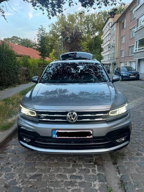 Tiguan Allspace Rline 7 places, Auto's, Volkswagen, Tiguan, Benzine, Euro 6, Automaat, Zilver of Grijs, Zwart, Leder, Ophalen