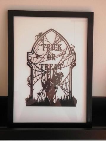 Halloween Trick or treat decoratie  beschikbaar voor biedingen