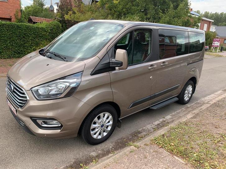 Ford Tourneo Custom 2019 – 166.000 km – Lichte schade, Auto's, Ford, Particulier, Transit, 360° camera, Aangepast voor mindervaliden