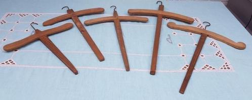 Lot van 5 verschillende oude houten knaapjes, Antiek en Kunst, Curiosa en Brocante, Ophalen of Verzenden