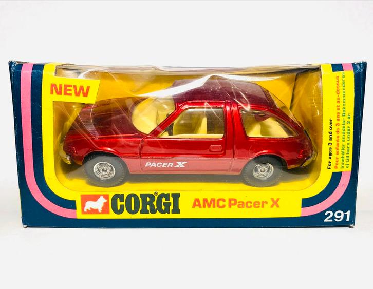 Corgi Toys AMC Pacer X, Hobby en Vrije tijd, Modelauto's | 1:43, Nieuw, Auto, Corgi, Verzenden