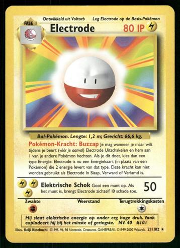 Electrode 21/102 - Base (NM) (NL) beschikbaar voor biedingen