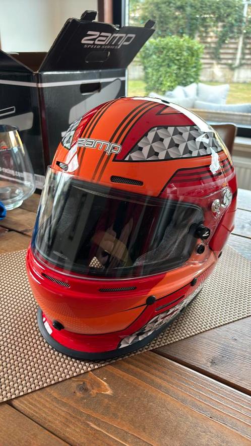 Carbon racing helm Zamp, Motoren, Kleding | Motorhelmen, Dames, Heren, Integraalhelm, XXL, Overige merken, Nieuw zonder kaartje