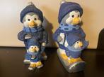 Stenen beeldjes 2 pinguïns, Ophalen of Verzenden, Nieuw