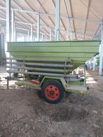 graanblazer  of houtpellets  met voorraadbak op wielen, Ophalen, Gebruikt