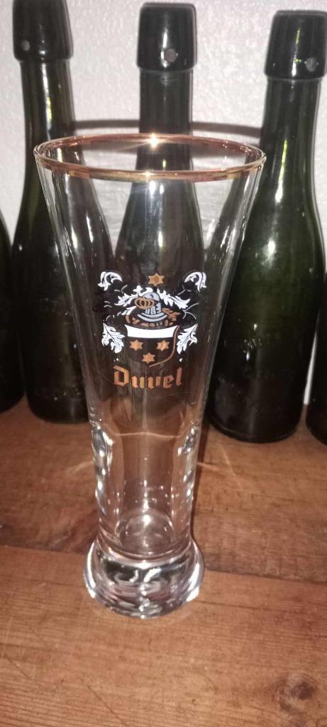 Bierbrouwerij Duvel Old Flute, Verzamelen, Biermerken, Gebruikt, Glas of Glazen, Duvel, Ophalen of Verzenden