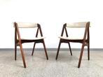 Vintage Deens design Farstrup Møbler stoelen 1960's, Ophalen, Gebruikt, Twee, Wit
