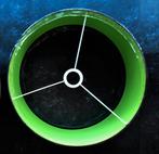 Lampekap Lime 40cm diam. nieuw sfeervol, Enlèvement, Neuf