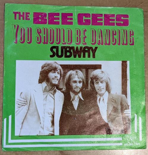The Bee Gees - You Should be Dancing - Vinyle 45T, Cd's en Dvd's, Vinyl | Pop, Gebruikt, 1960 tot 1980, Ophalen of Verzenden