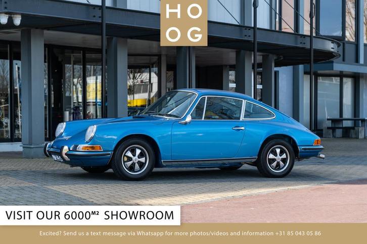 Porsche 911 T 2.2 concours (bj 1970), Auto's, Oldtimers, Bedrijf, Te koop, Lederen bekleding, Metaalkleur, Porsche, Benzine, Coupé