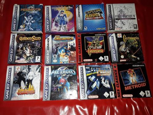 Gameboy advance castlevania , metroid  ZELDZAME TITELS RARE, Games en Spelcomputers, Games | Nintendo Game Boy, Ophalen of Verzenden