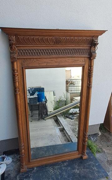 Brocante spiegel 1914 90 x 165 cm beschikbaar voor biedingen