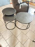 Tafeltjes industrieel 3 stuks, Huis en Inrichting, Ophalen, Zo goed als nieuw