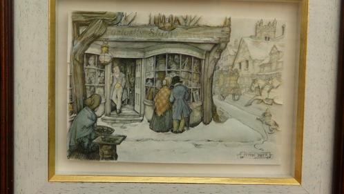 Anton Pieck : 2 werken in mooie staat, Antiek en Kunst, Kunst | Tekeningen en Fotografie, Ophalen of Verzenden