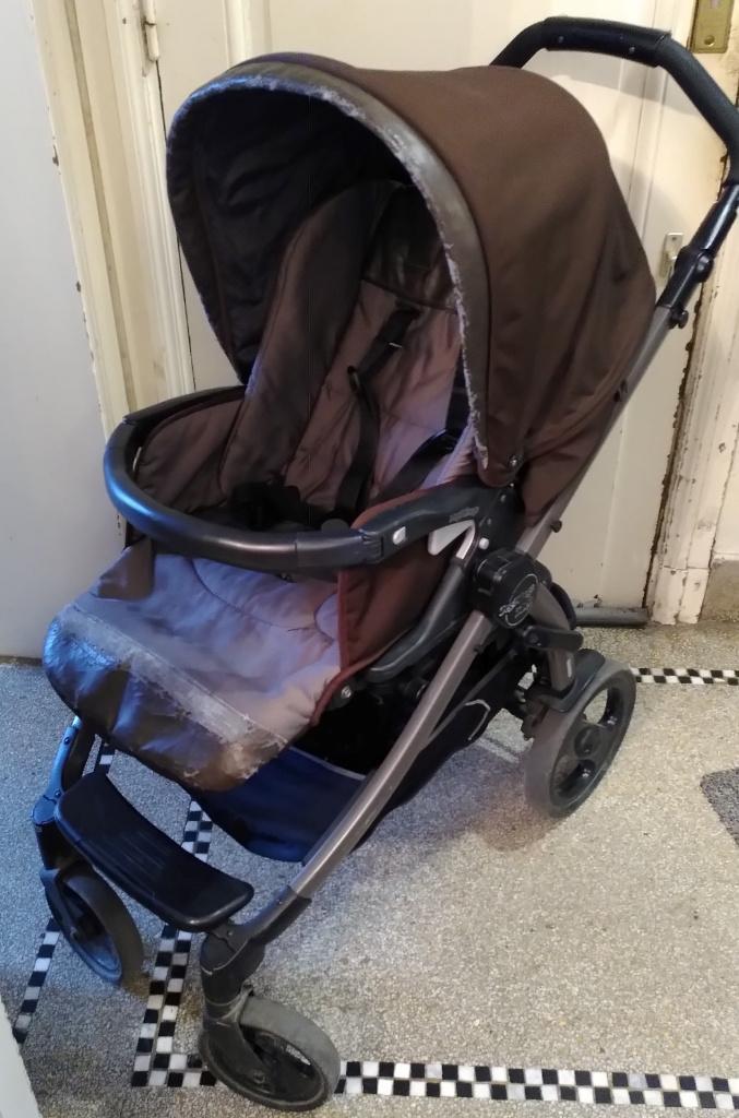 Poussette 3 en 1 Peg Pérego Primo Viaggio + Isofix, Enfants & Bébés, Poussettes & Combinaisons, Utilisé, Poussette, Autres marques