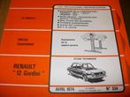 revue technique renault R12 gordini de 1971-1974, Ophalen of Verzenden