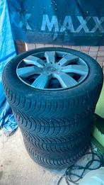 4 velgen met band, Auto-onderdelen, Banden en Velgen, Ophalen, Velg(en), 16 inch, Winterbanden