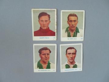 4 chromo,s voetbal 1951 - 52 Racing Club Mechelen  beschikbaar voor biedingen