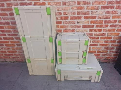 Festool systainers, Doe-het-zelf en Bouw, Kratten en Dozen, Gebruikt, Ophalen