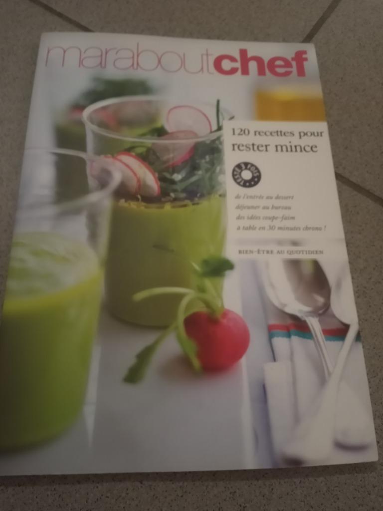 Livre recettes marabout chef 120 recettes pour rester mince, Livres, Enlèvement ou Envoi, Cuisine saine