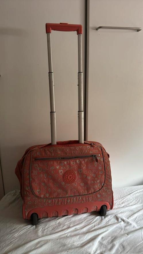 Grote kipling boekentas, Handtassen en Accessoires, Tassen | Reistassen en Weekendtassen, Zo goed als nieuw, Wieltjes, Ophalen of Verzenden