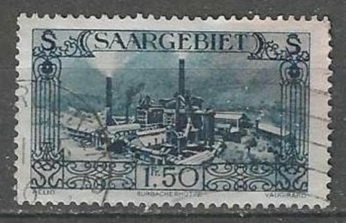 Duitsland Saargebied 1927 - Yvert 117 - Staalfabriek (ST), Postzegels en Munten, Postzegels | Europa | Duitsland, Gestempeld, Verzenden
