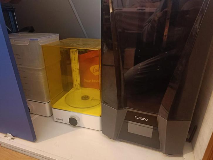 elegoo saturn 3 ultra + extra's, Computers en Software, 3D Printers, Gebruikt, Ingebouwde Wi-Fi, Ophalen