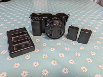 Sony a6000 inclusief kit lens en, uv filter, Compact, Ophalen of Verzenden, Zo goed als nieuw, Sony
