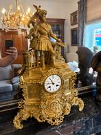 Vuurvergulde bronzen pendule, Antiek en Kunst, Ophalen