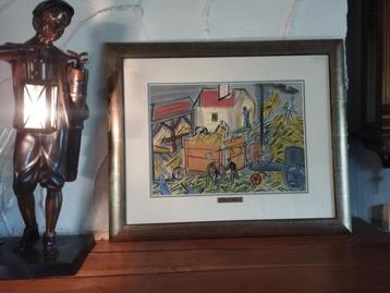 Lithografie Raoul DUFY * The Harvesters * 60 x 45 beschikbaar voor biedingen