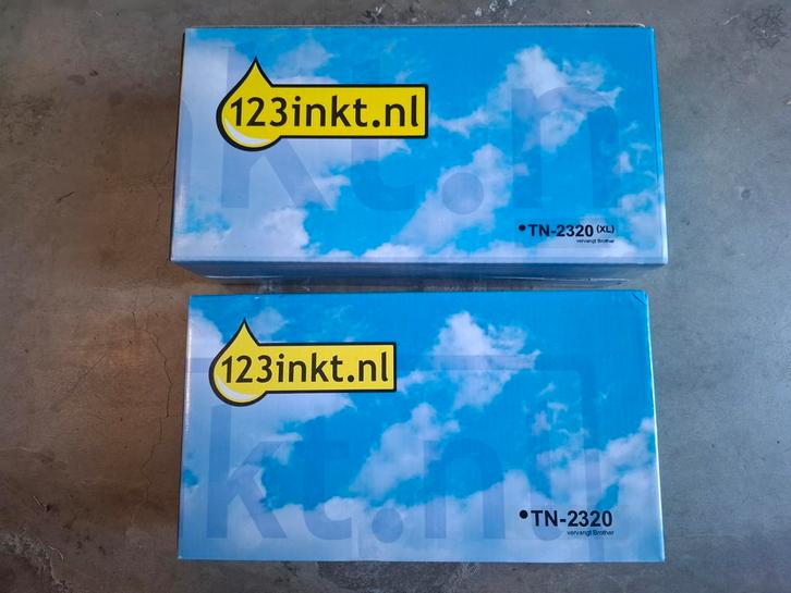 2x brother TN-2320 toner. Hoge + XL versie. Ongeopend, Computers en Software, Printerbenodigdheden, Nieuw, Toner, Ophalen of Verzenden