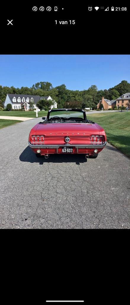 1967 Ford Mustang Cabrio, Autos, Ford, Entreprise, Mustang, Électrique, Enlèvement ou Envoi