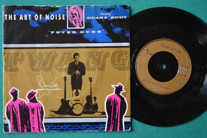 The Art Of Noise – Peter Gunn - vinyl singel (0), Cd's en Dvd's, Vinyl Singles, Gebruikt, Single, Pop, 7 inch, Ophalen of Verzenden