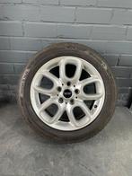 set velgen + banden mini cooper 4st, Gebruikt, 16 inch, Banden en Velgen, Personenwagen