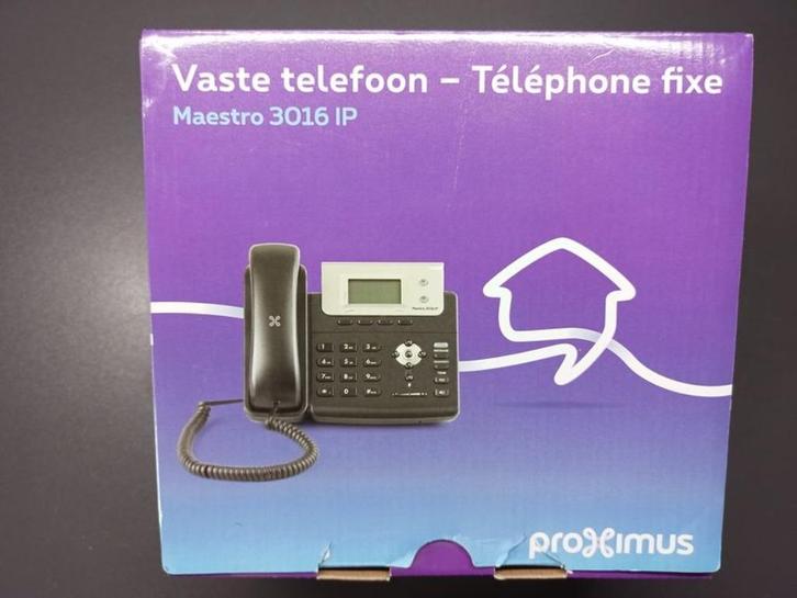 ⚠️Téléphone fixe Maestro 3016IP Proximus - NEUF, Telecommunicatie, Vaste telefoons | Niet Draadloos, Nieuw, Ophalen of Verzenden