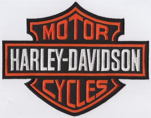 Harley Davidson schild stoffen opstrijk patch #1, Motos, Accessoires | Autre, Neuf, Envoi