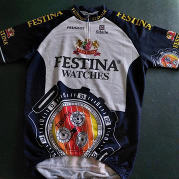koerstrui wielertrui Festina vintage retro 98 Tour de France beschikbaar voor biedingen