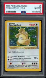 Kangaskhan Holo PSA 8 - 5/64 - Jungle 1999, Hobby en Vrije tijd, Verzenden, Zo goed als nieuw, Losse kaart, Foil